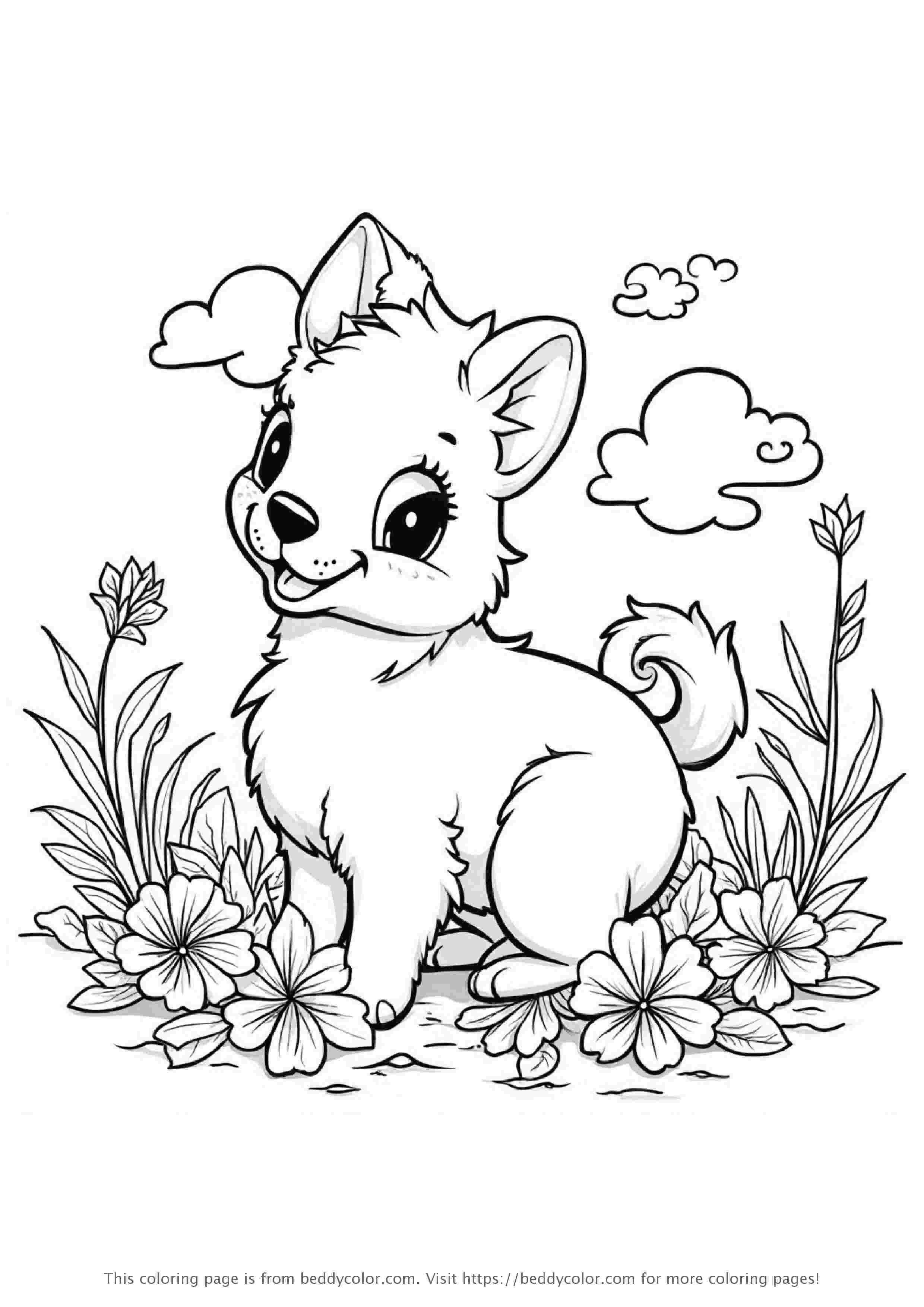 Alphabet Animals Coloring Page