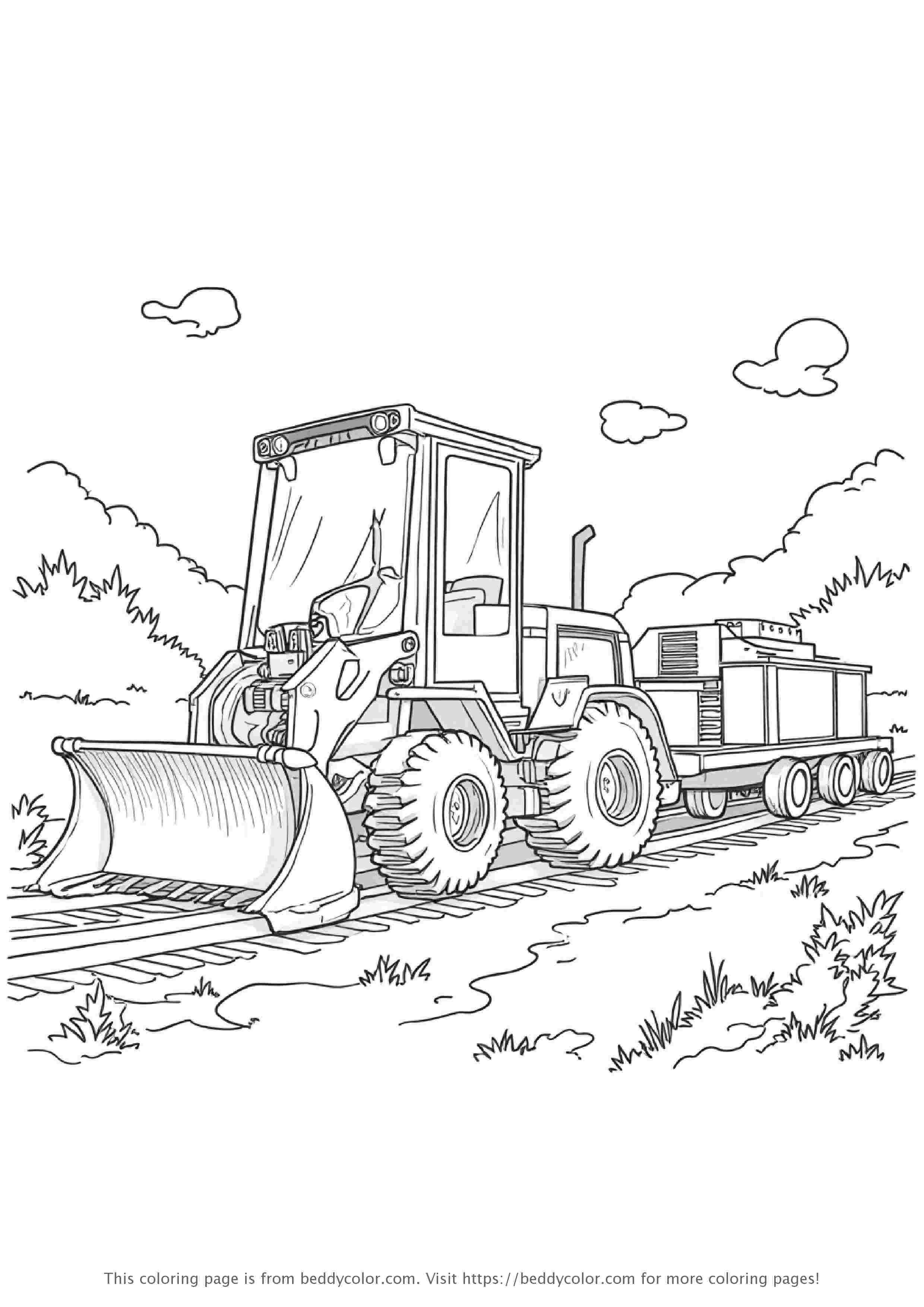 Loader and Train Outline