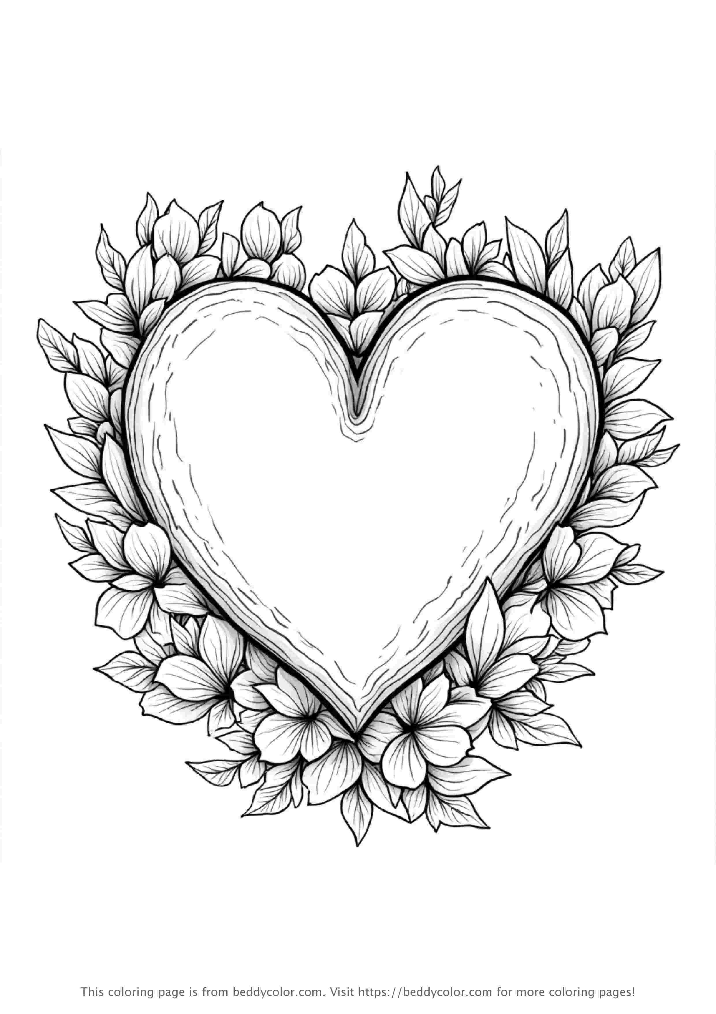 Heart with Animal Tracks