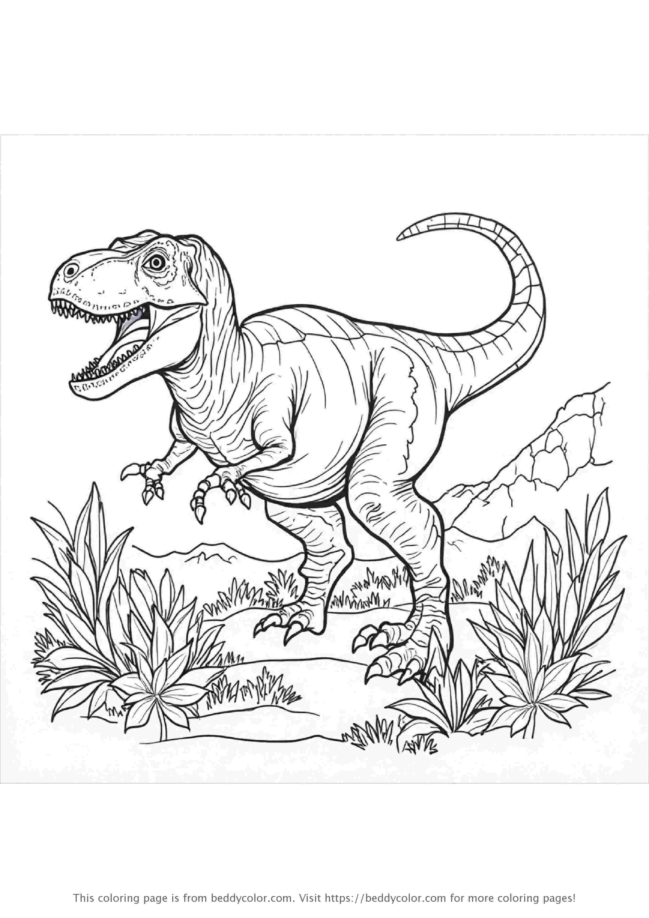 Tyrannosaurus Rex Chasing