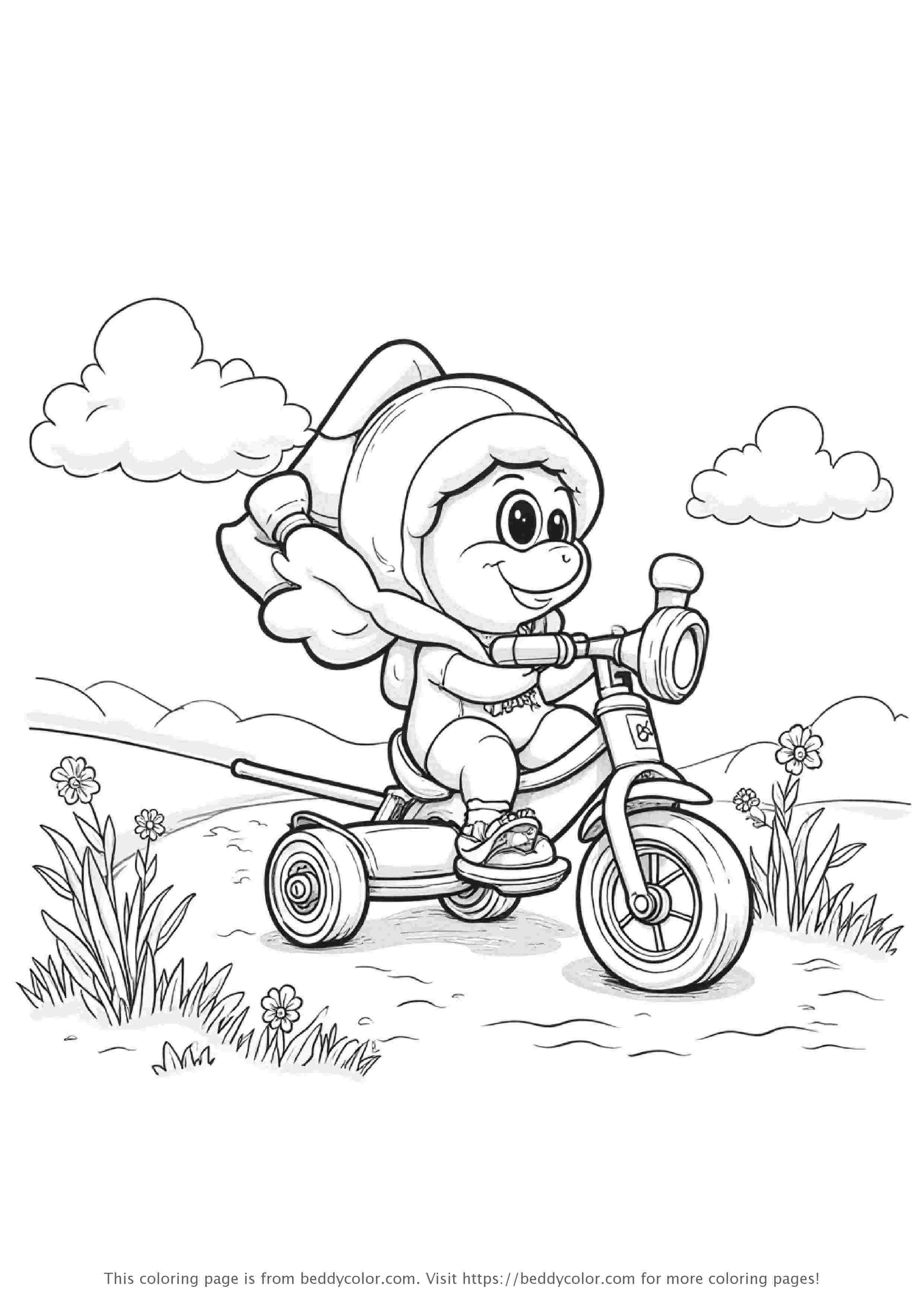 Airplane Waving to Tricycle