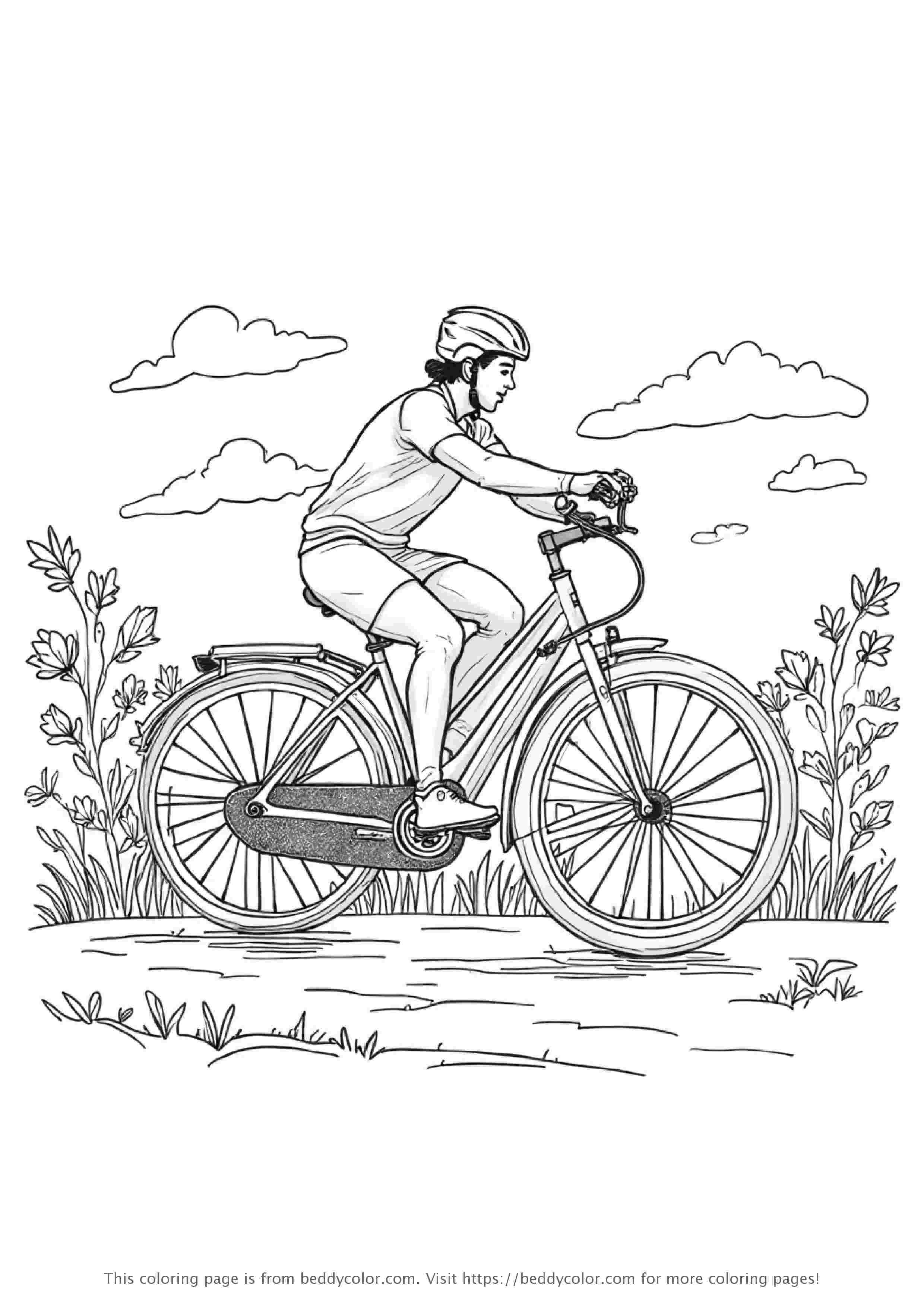公路自行车转弯