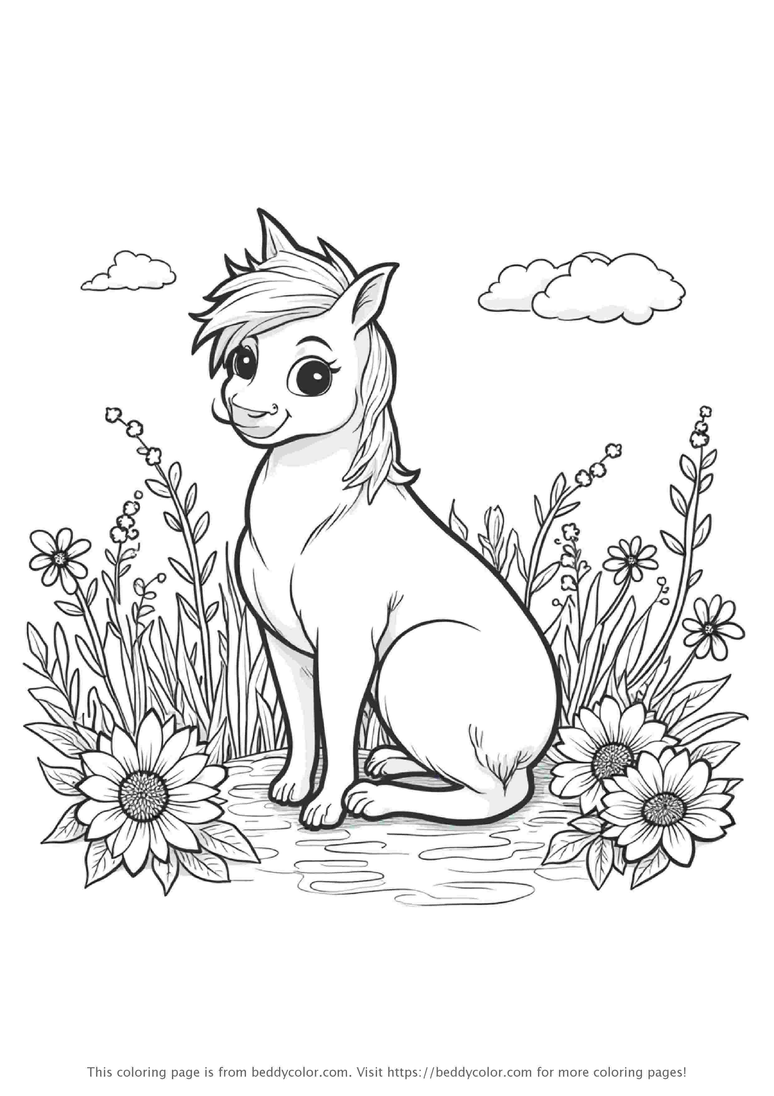 Alphabet Learning Coloring Page