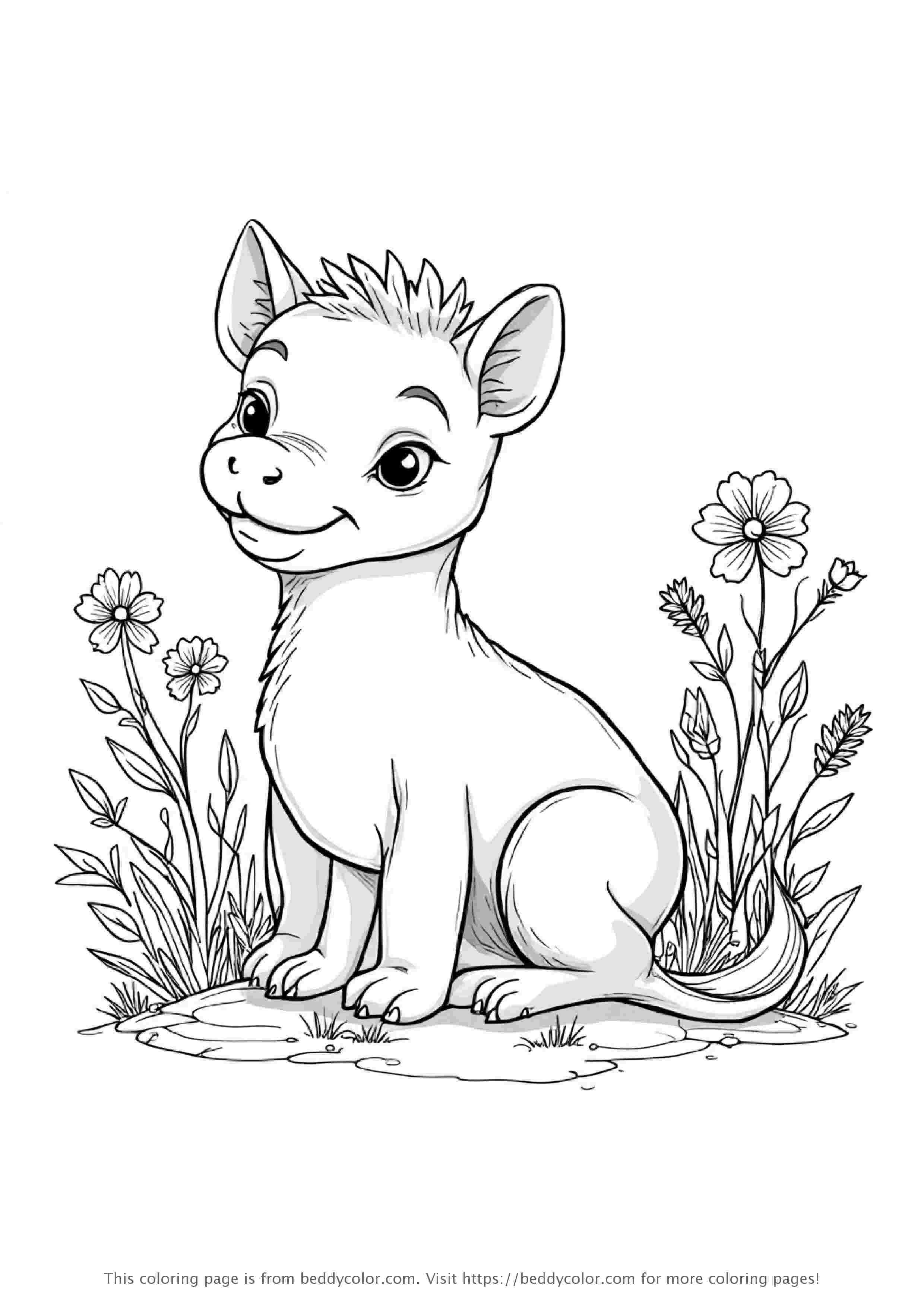 Alphabet Animals Coloring Page
