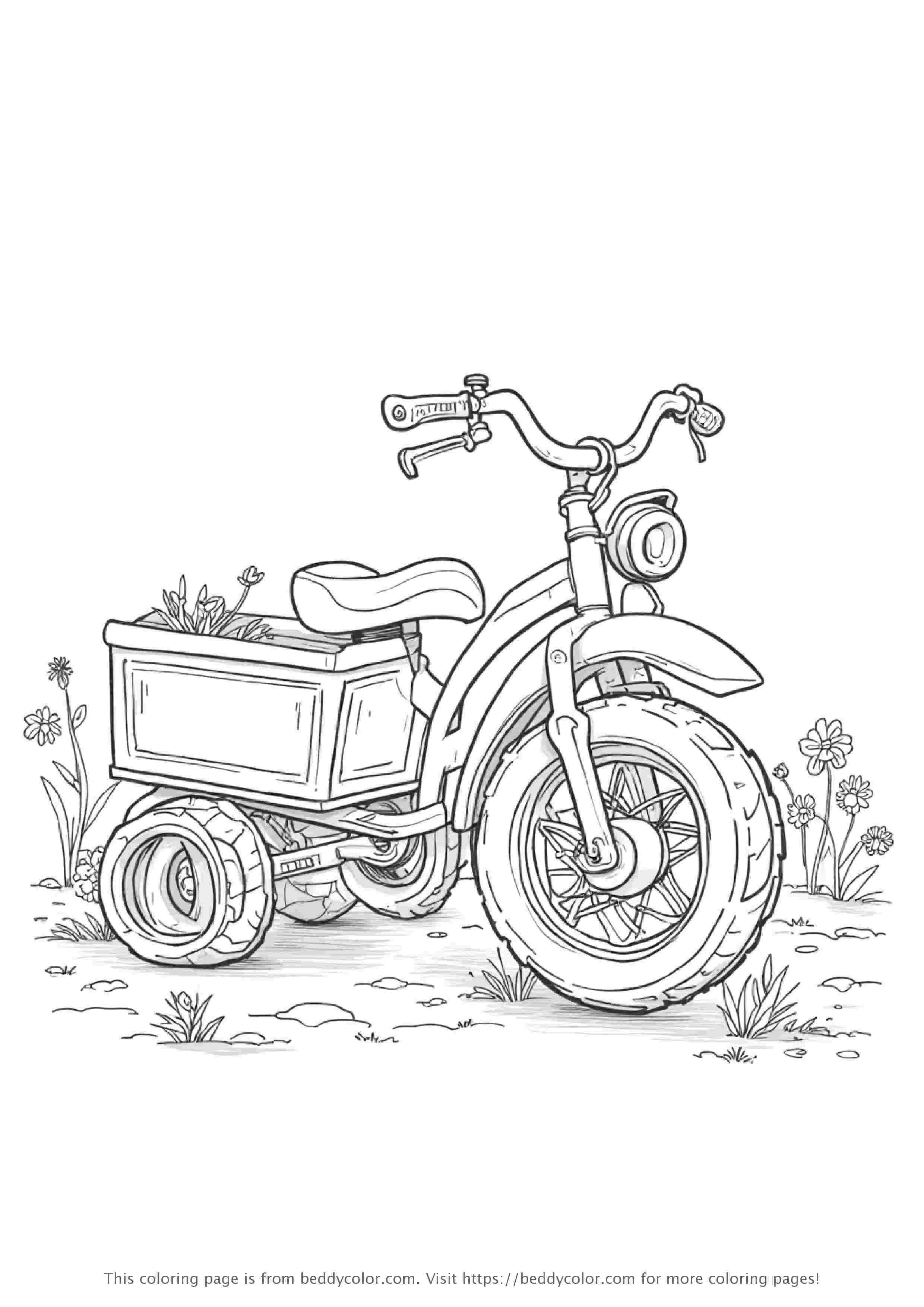 Tricycle and Train