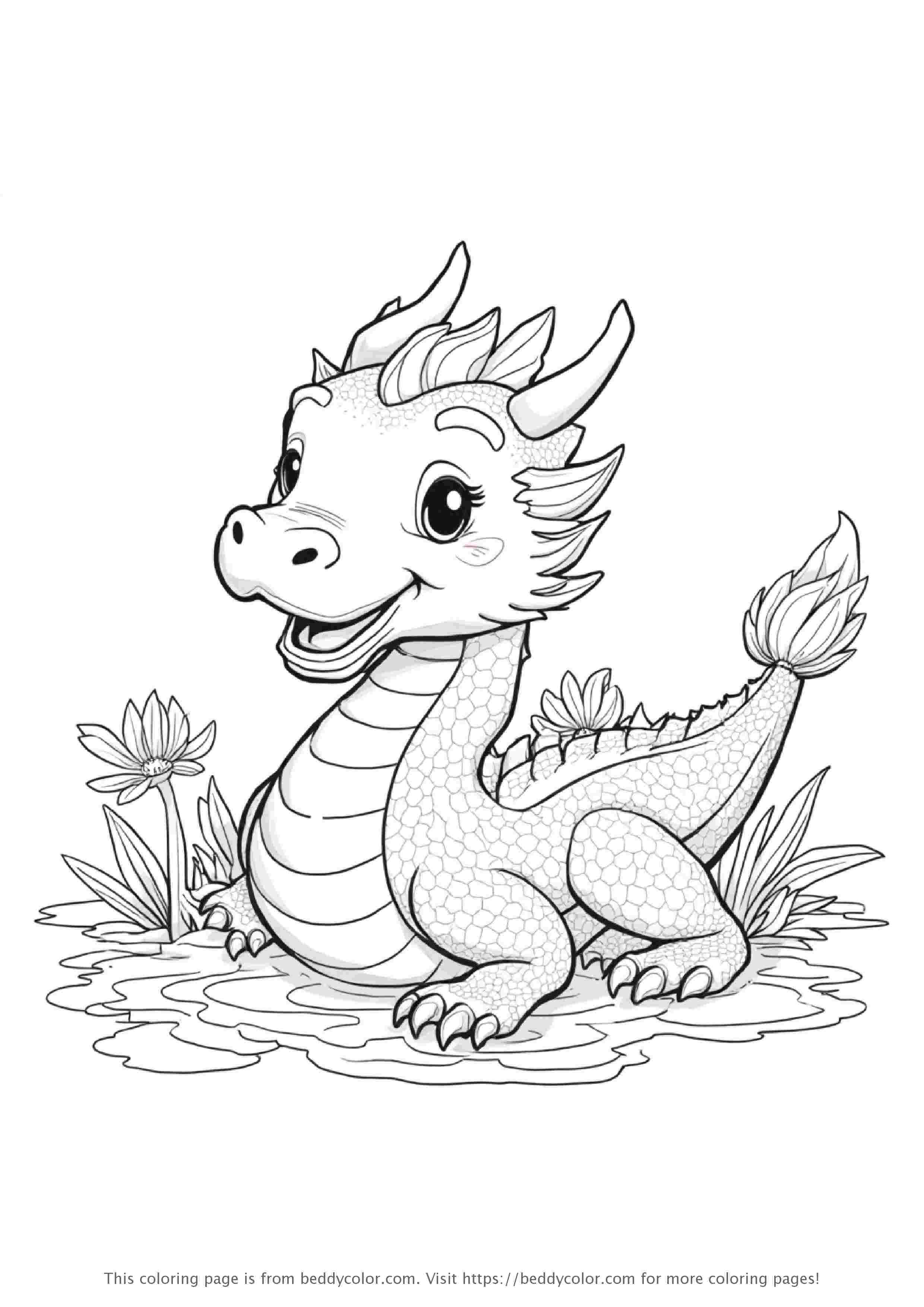 Cute Smiling Dragon Boat