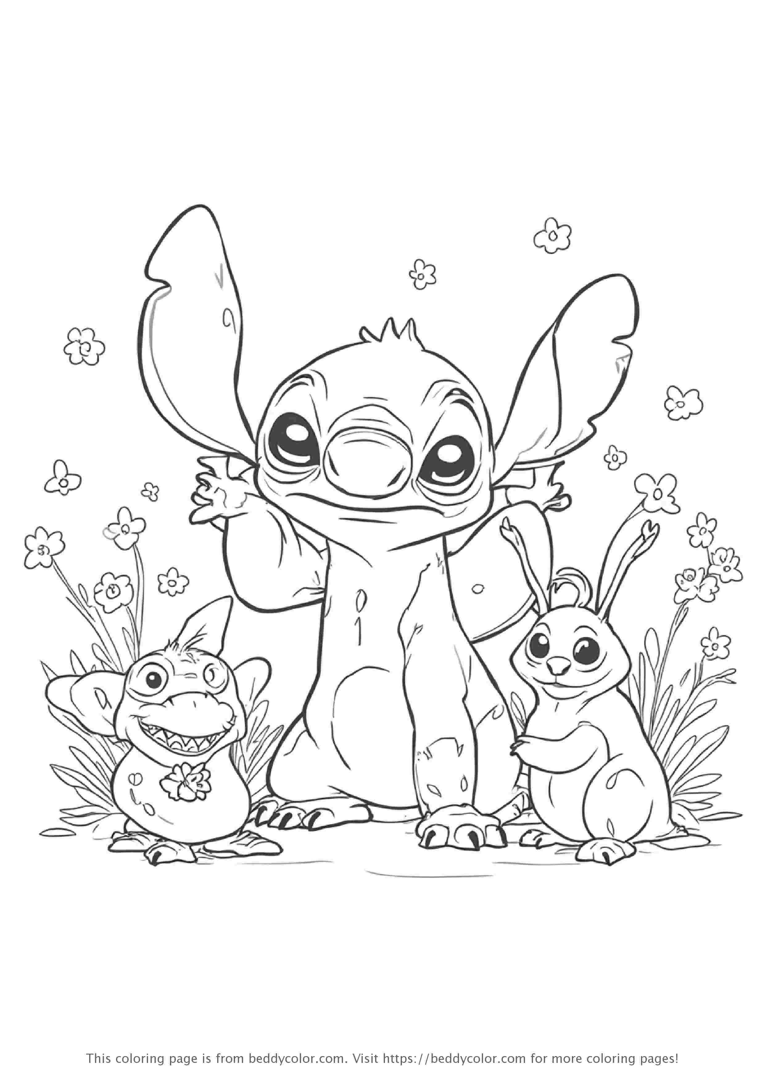 Stitch with Jumba and Pleakley