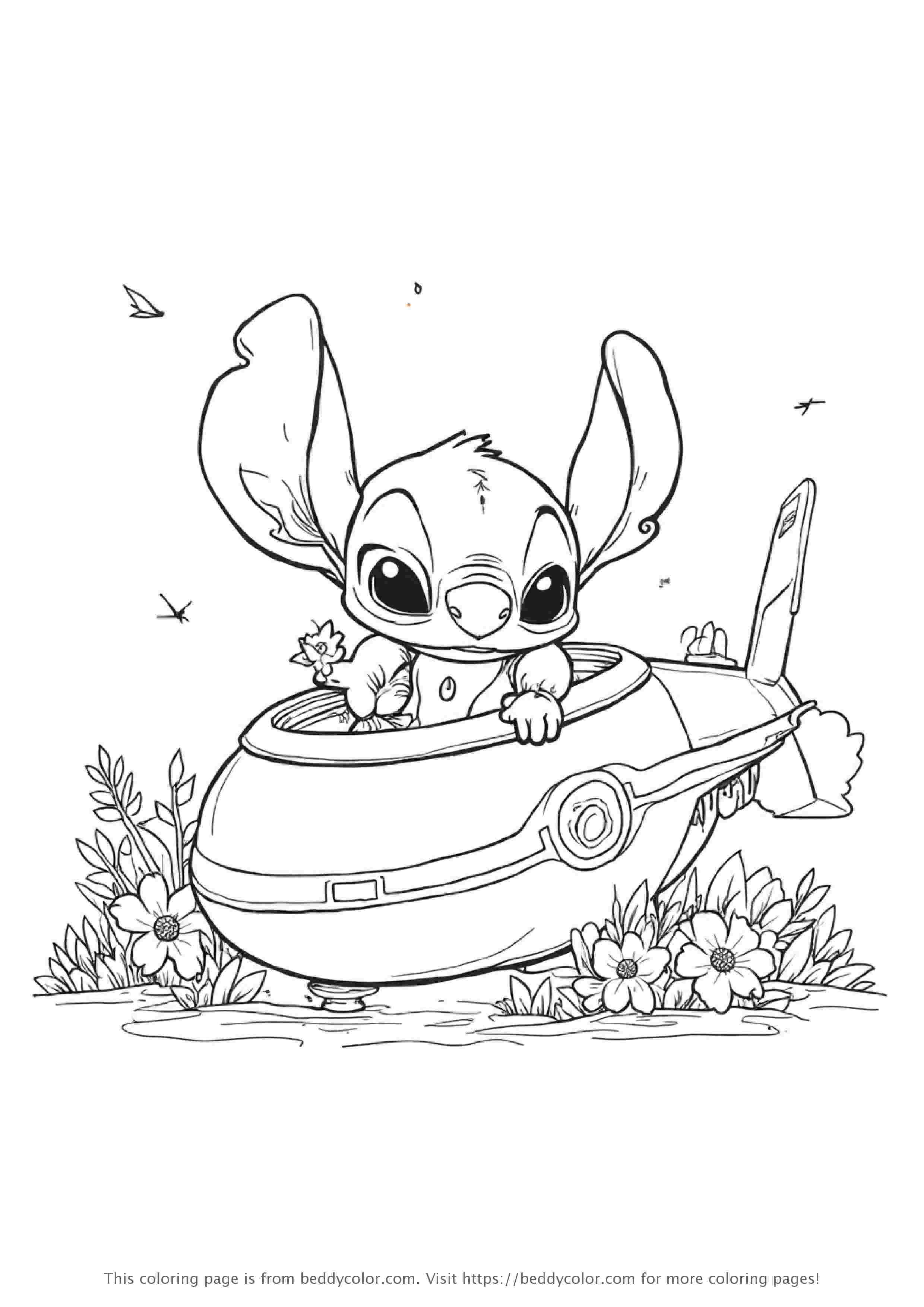 Stitch in a Spaceship