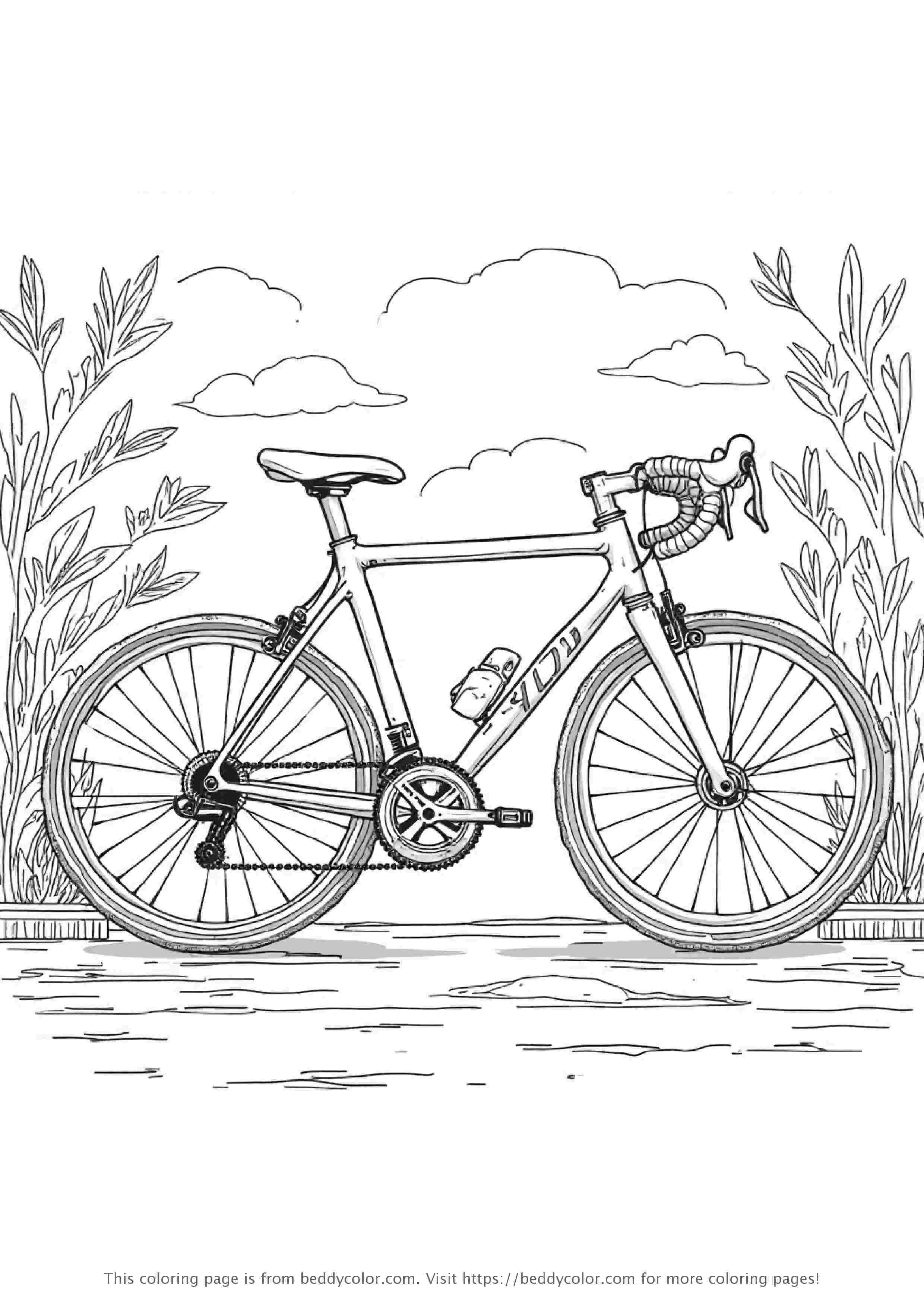 Road Bike in Garage with Toys