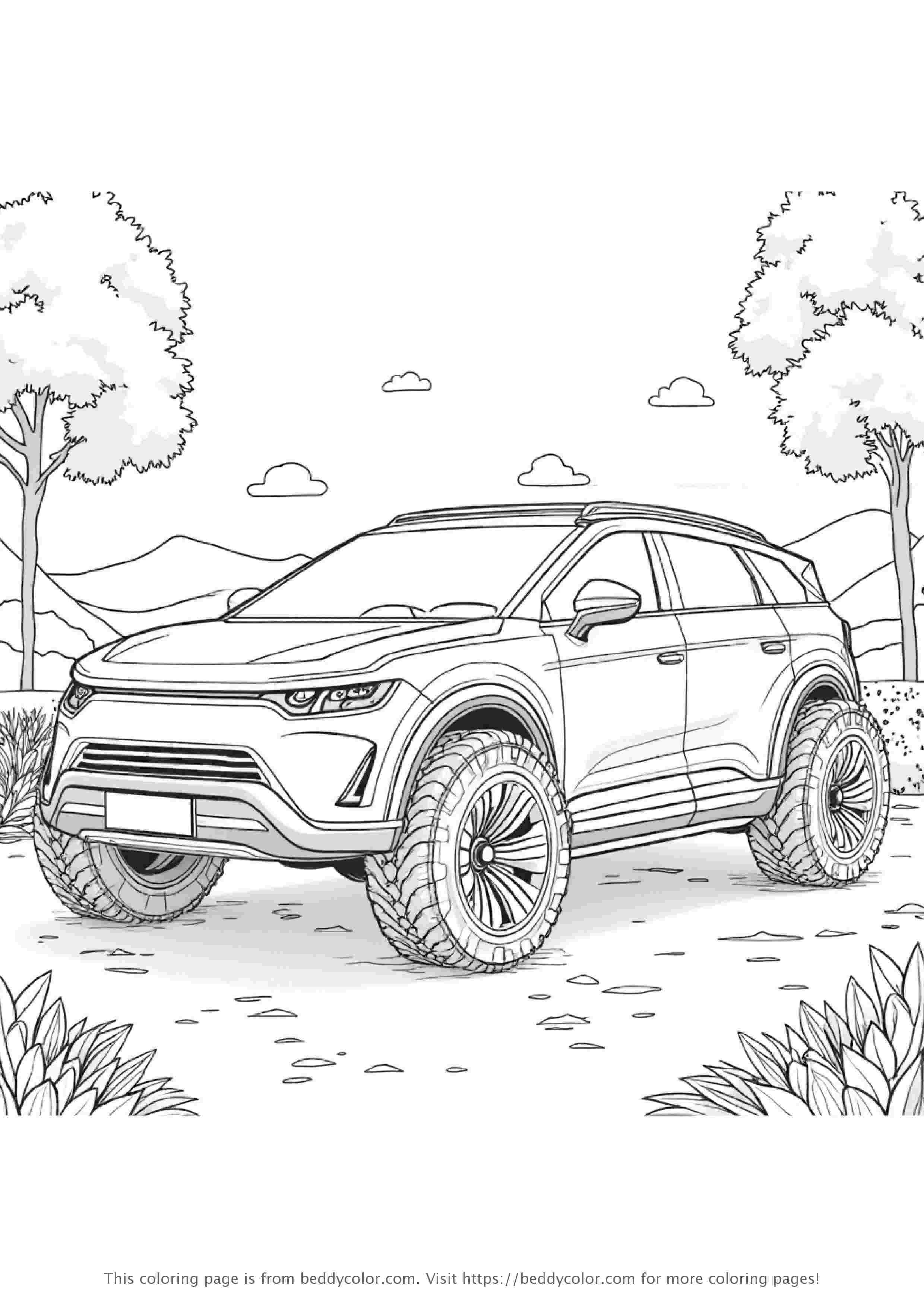 未来悬浮式SUV