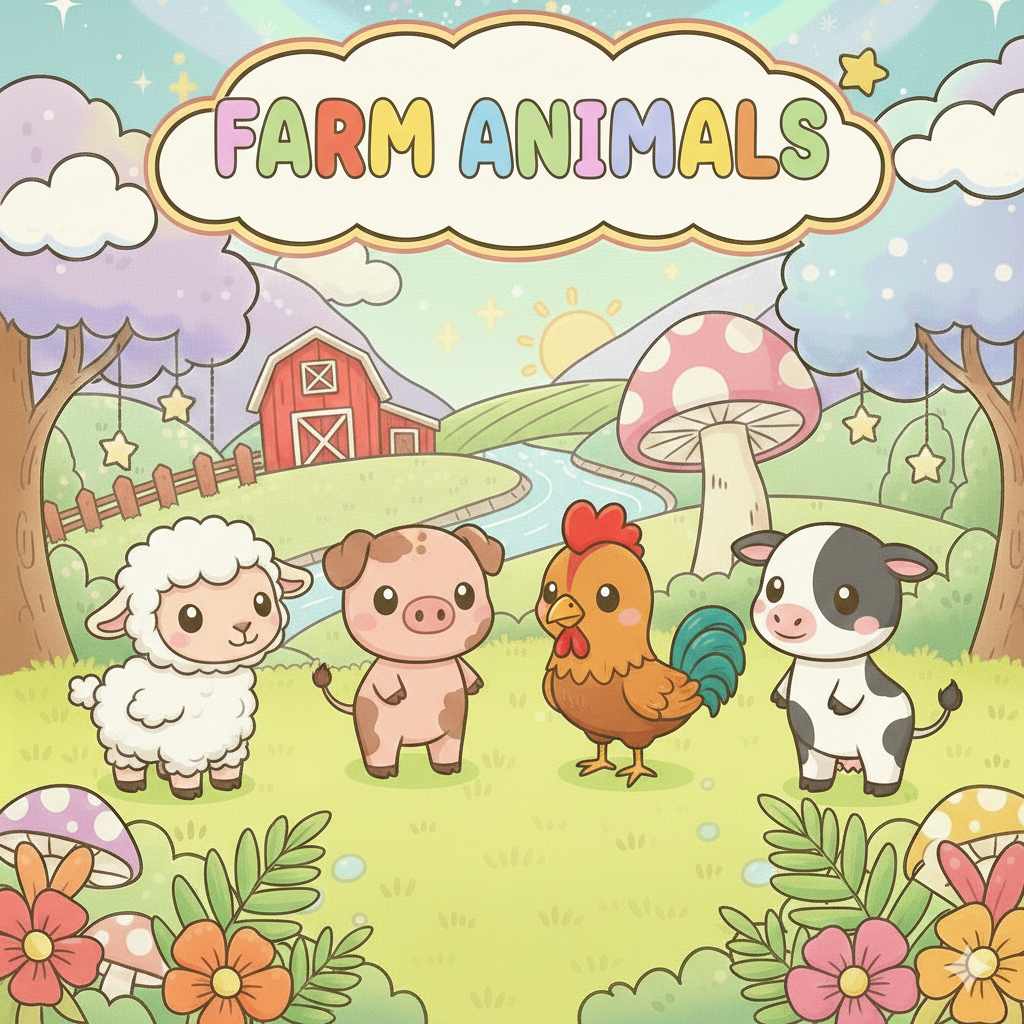 Farm Animal Coloring Pages