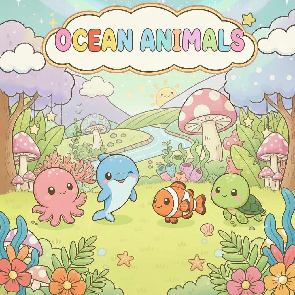 Ocean Animal Coloring Pages