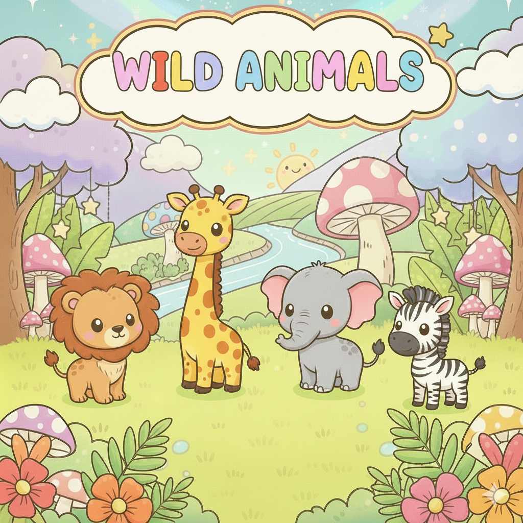 Wild Animal Coloring Pages